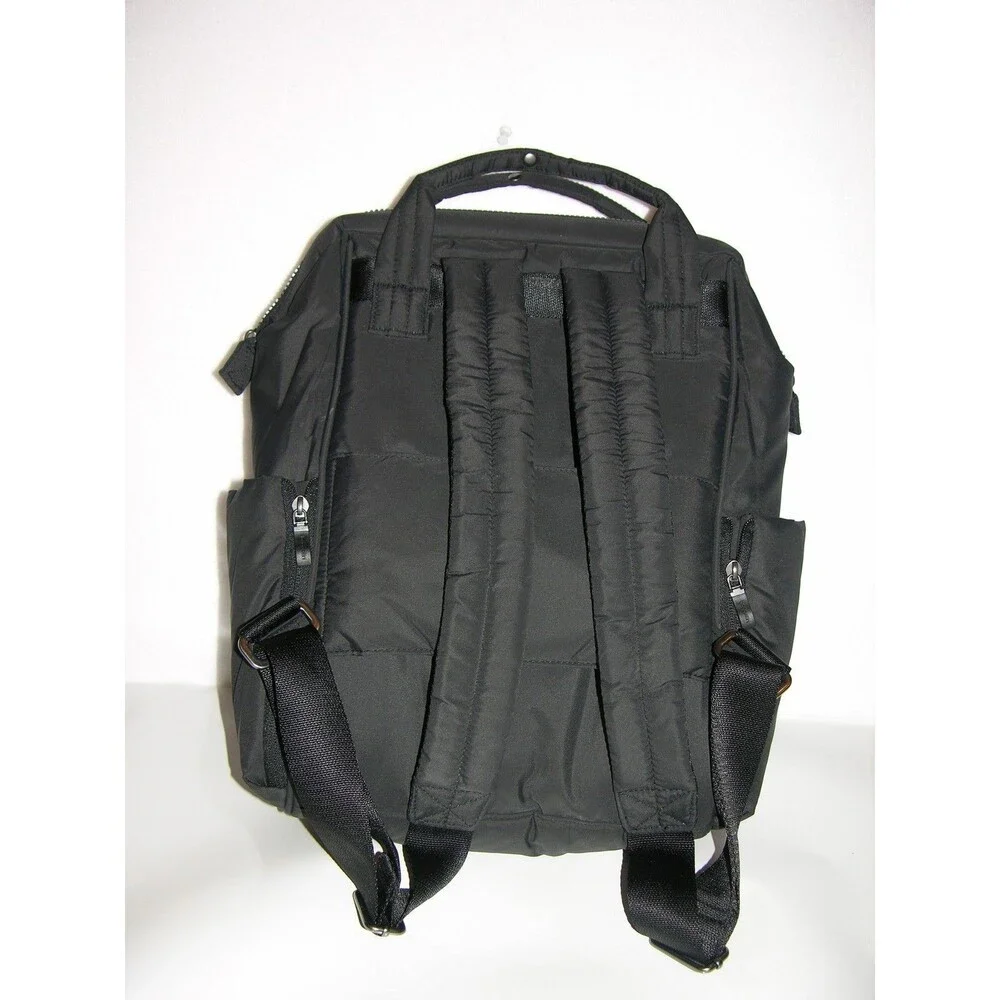 Baggallini Black Nylon Backpack Travel Bag RFID Laptop Sleeve Luggage Sleeve